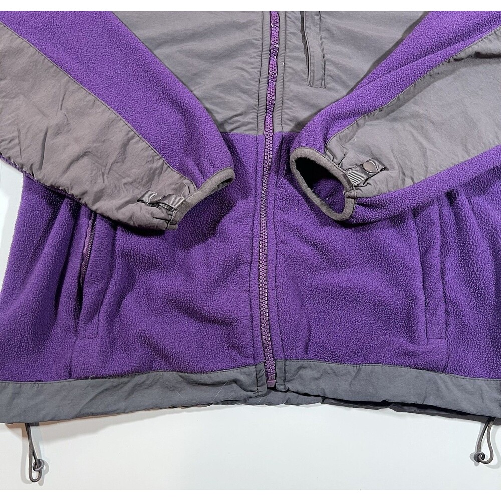 Vintage The North Face Fleece Jacket Nylon Panel Women's Small Outdoor - Picture 2 of 10